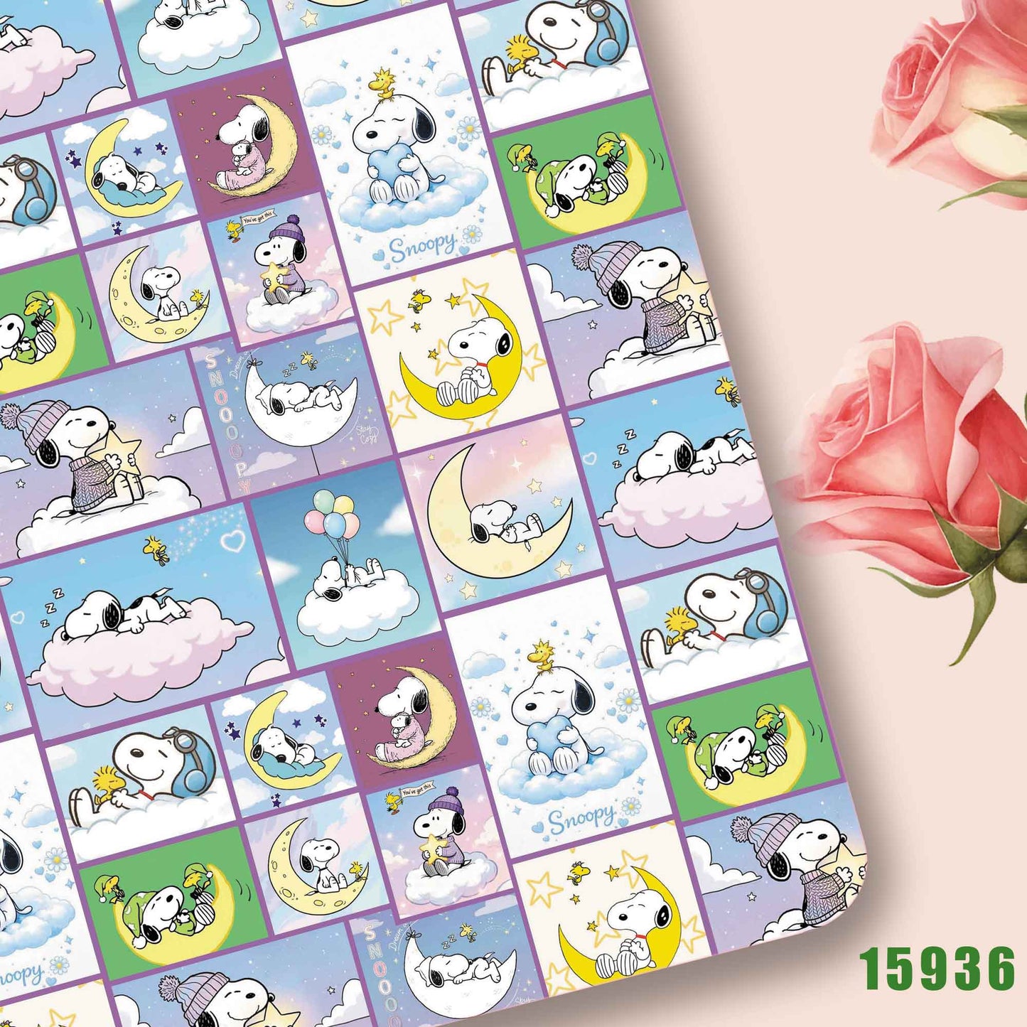 printed fabric 140x50cm15935