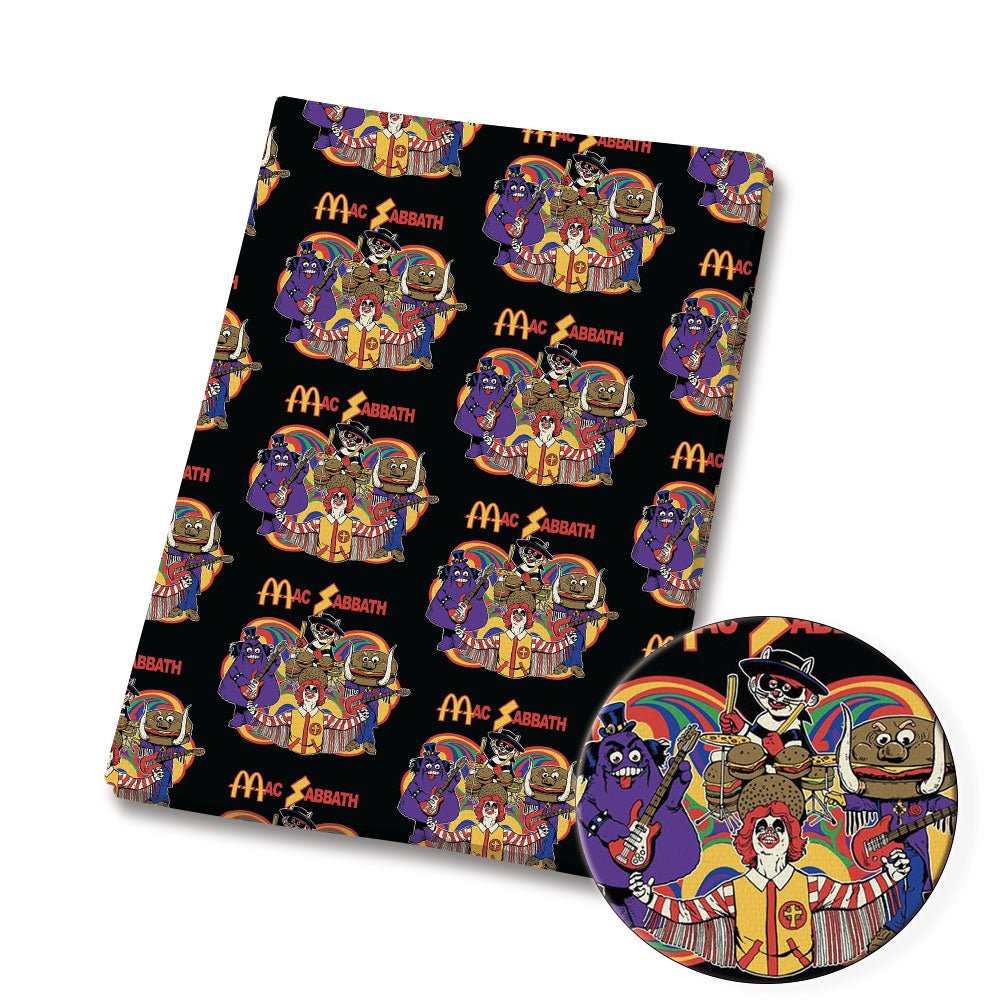 printed fabric 140x50cm