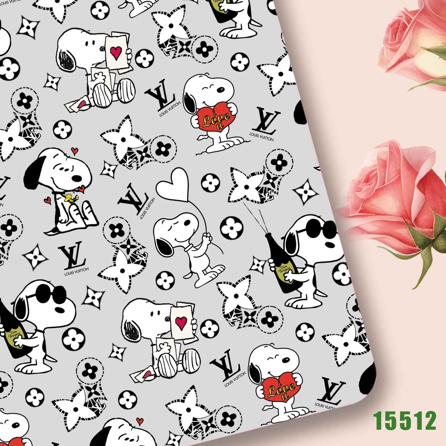 printed fabric 140x50cm15511