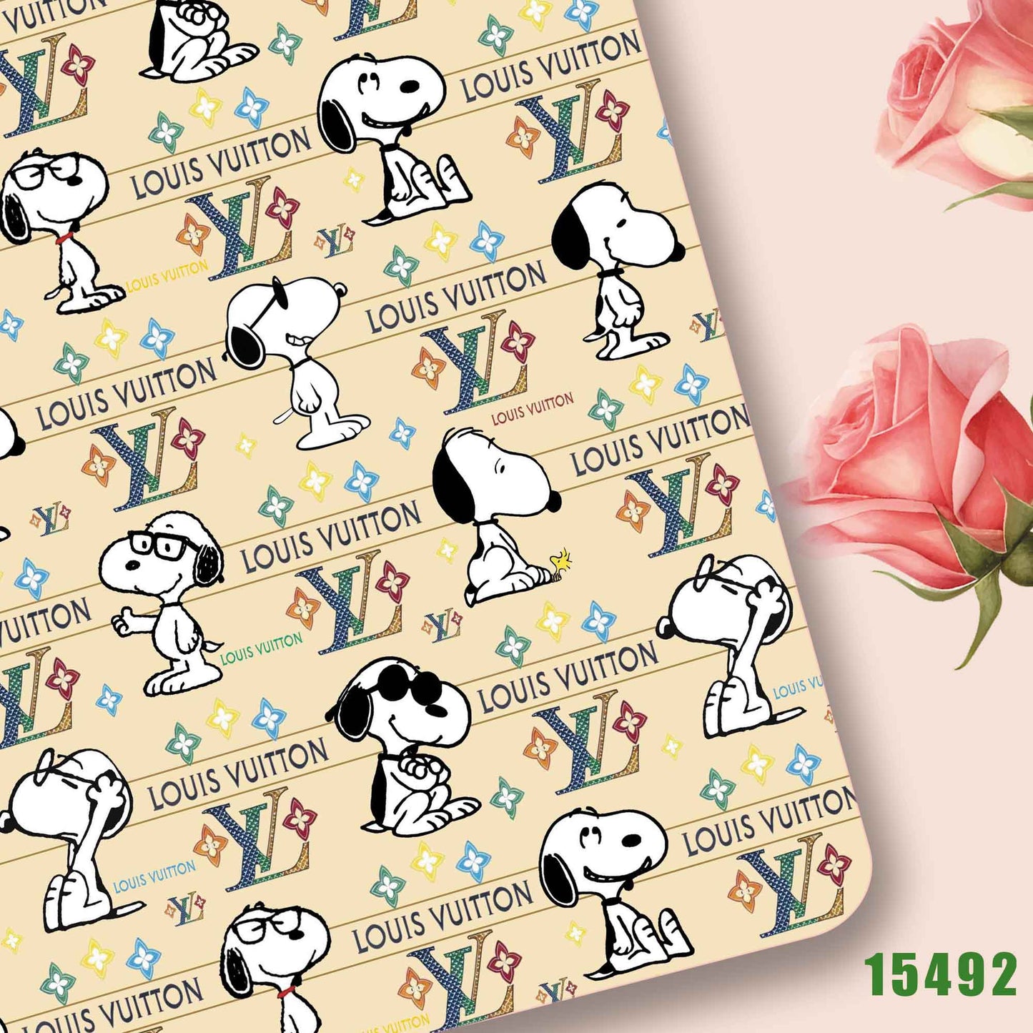 printed fabric 140x50cm15491