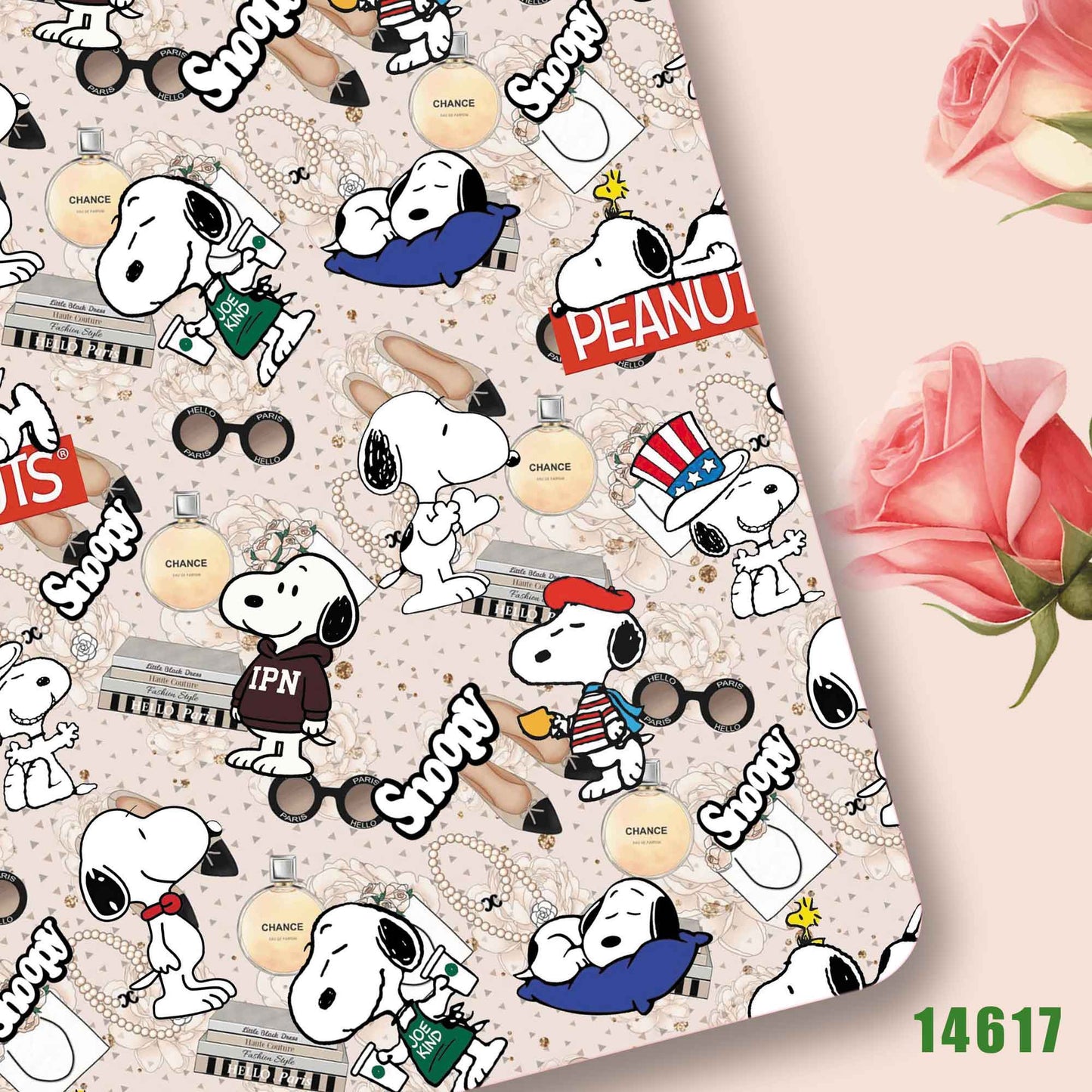 printed fabric 140x50cm14616
