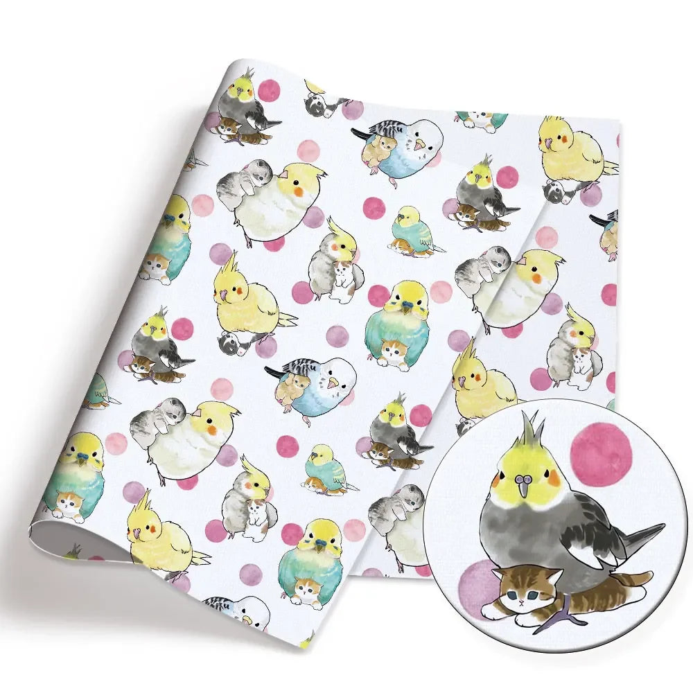 printed fabric 140x50cm