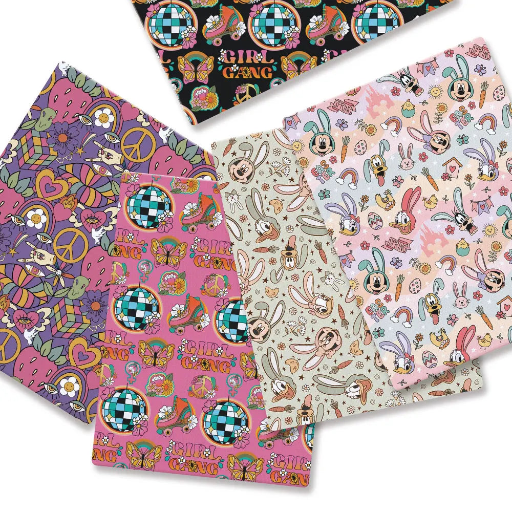 printed fabric 140x50cm
