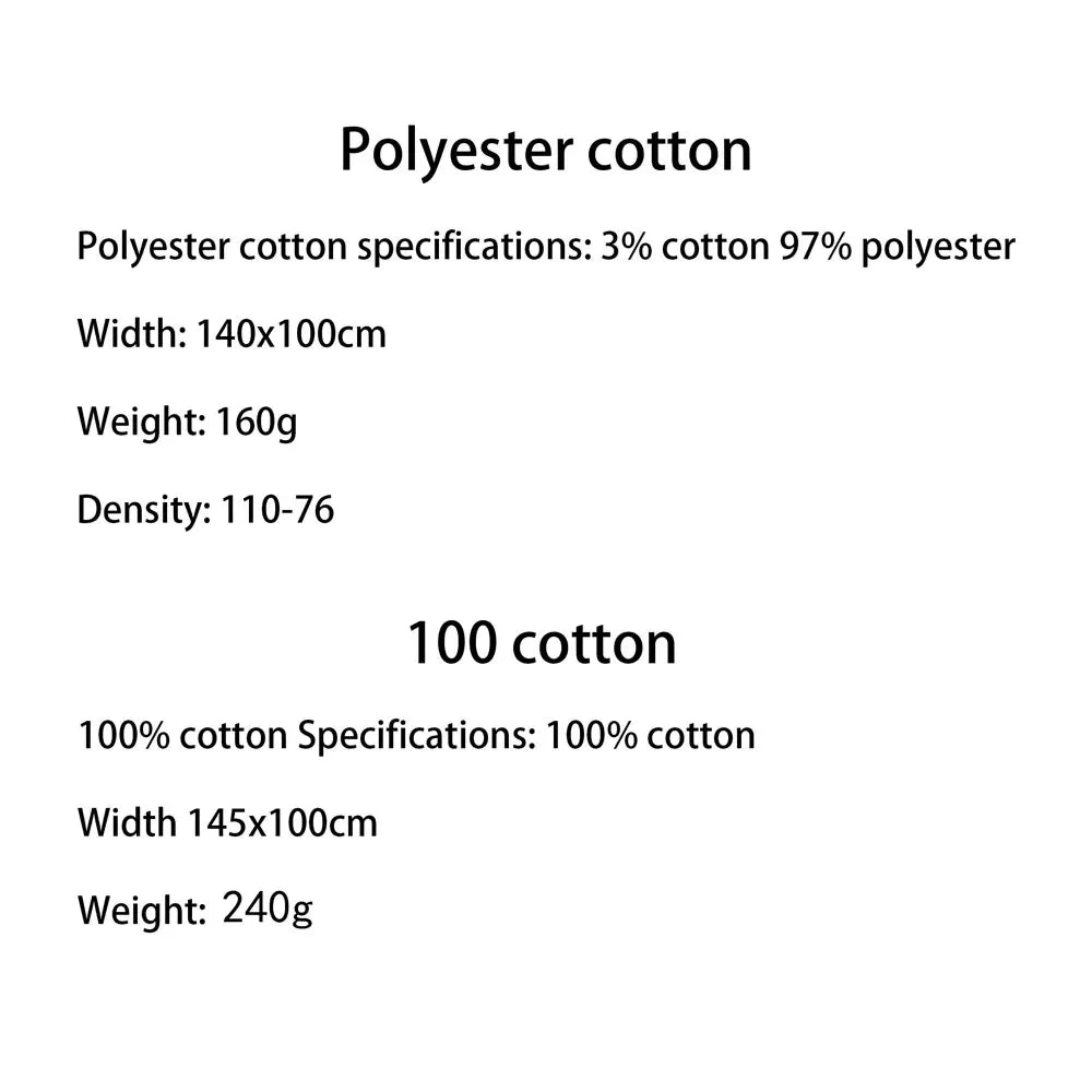 printed fabric 140x50CM