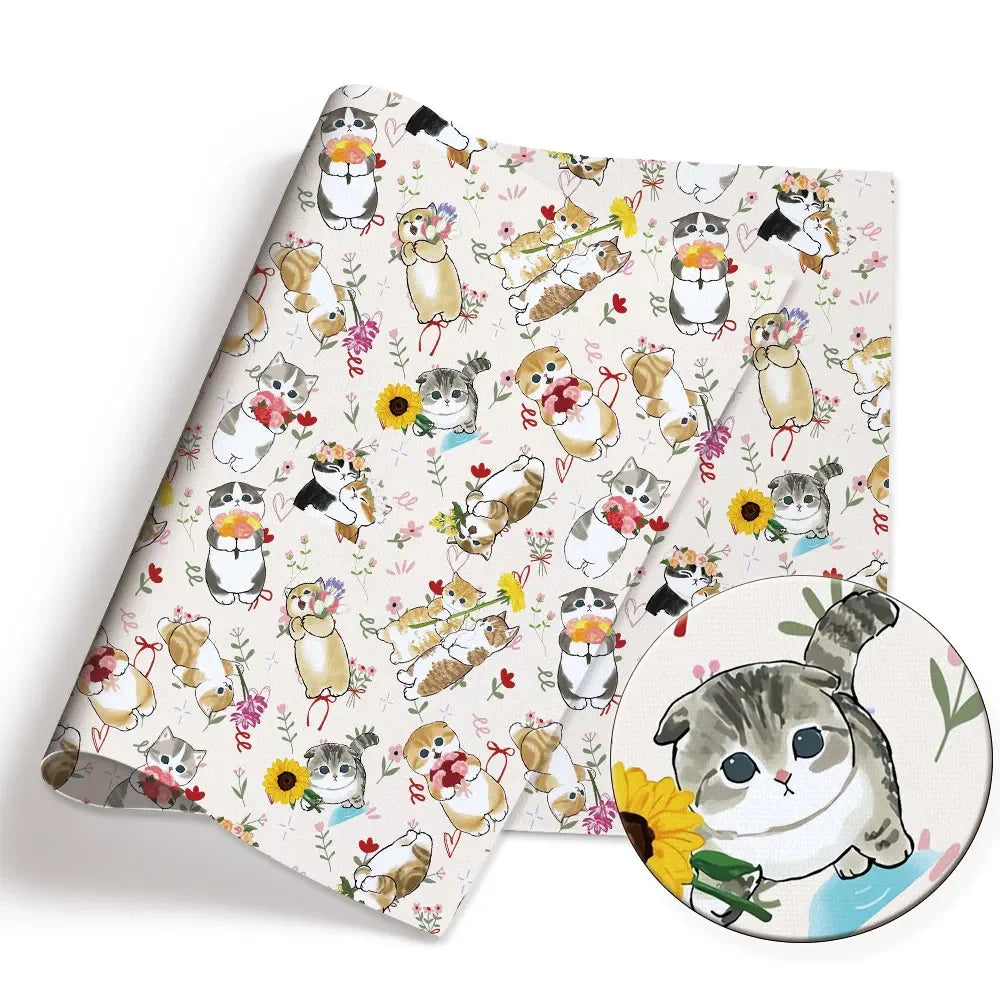 printed fabric 140x50cm