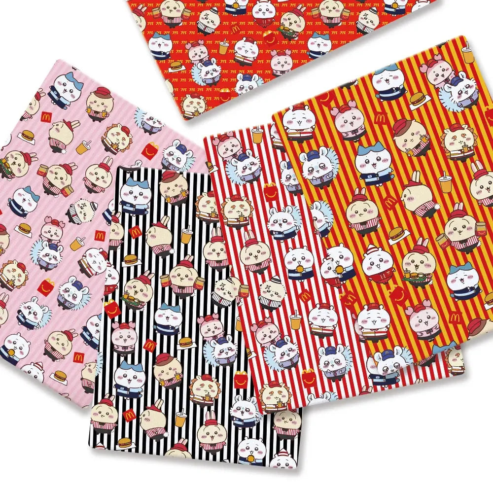 printed fabric 140x50cm