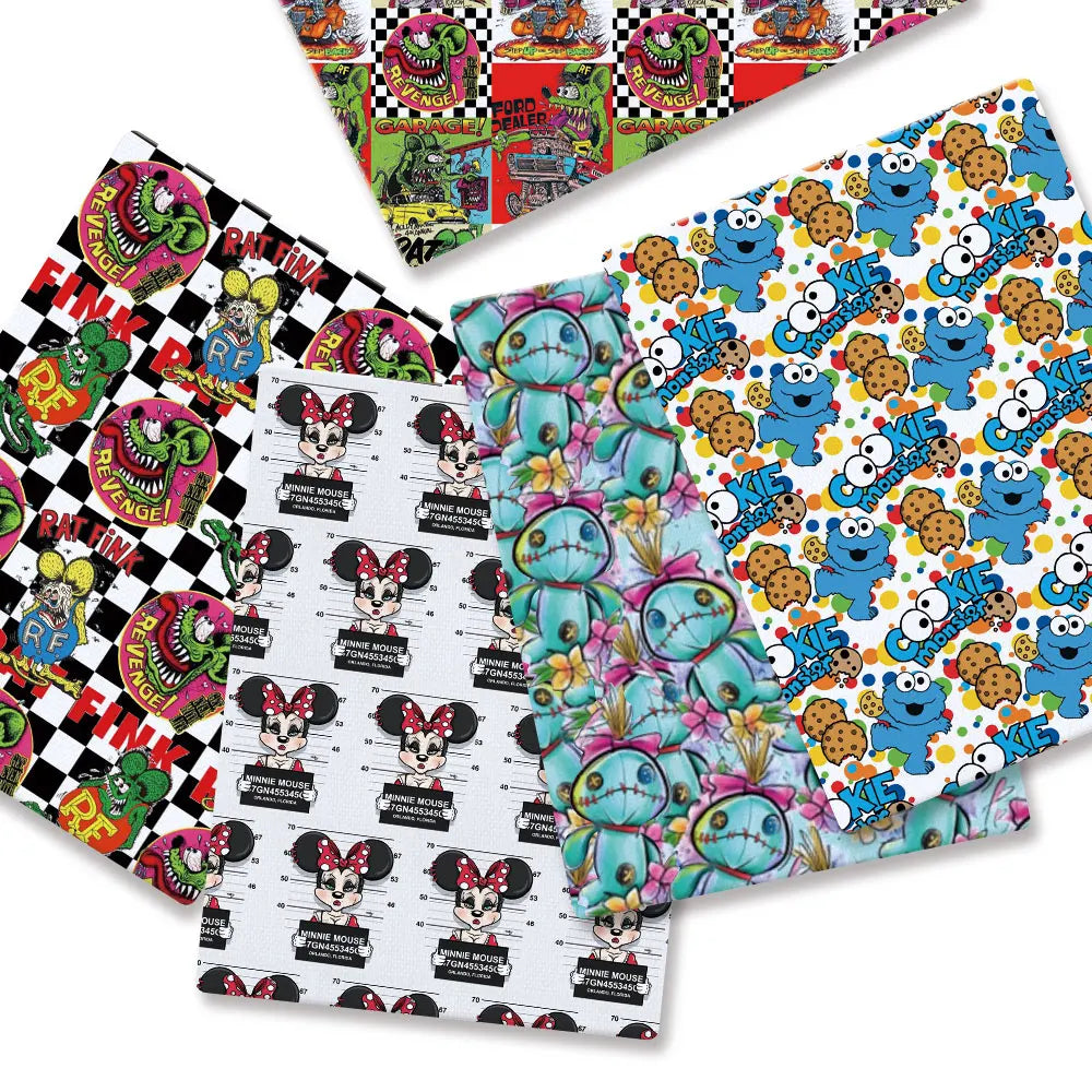 printed fabric 140x50cm