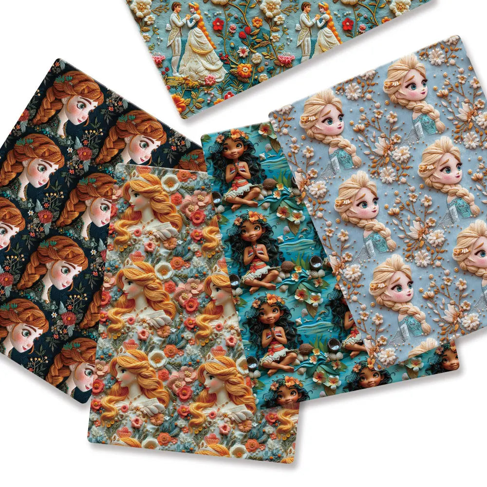 printed fabric 140x50cm