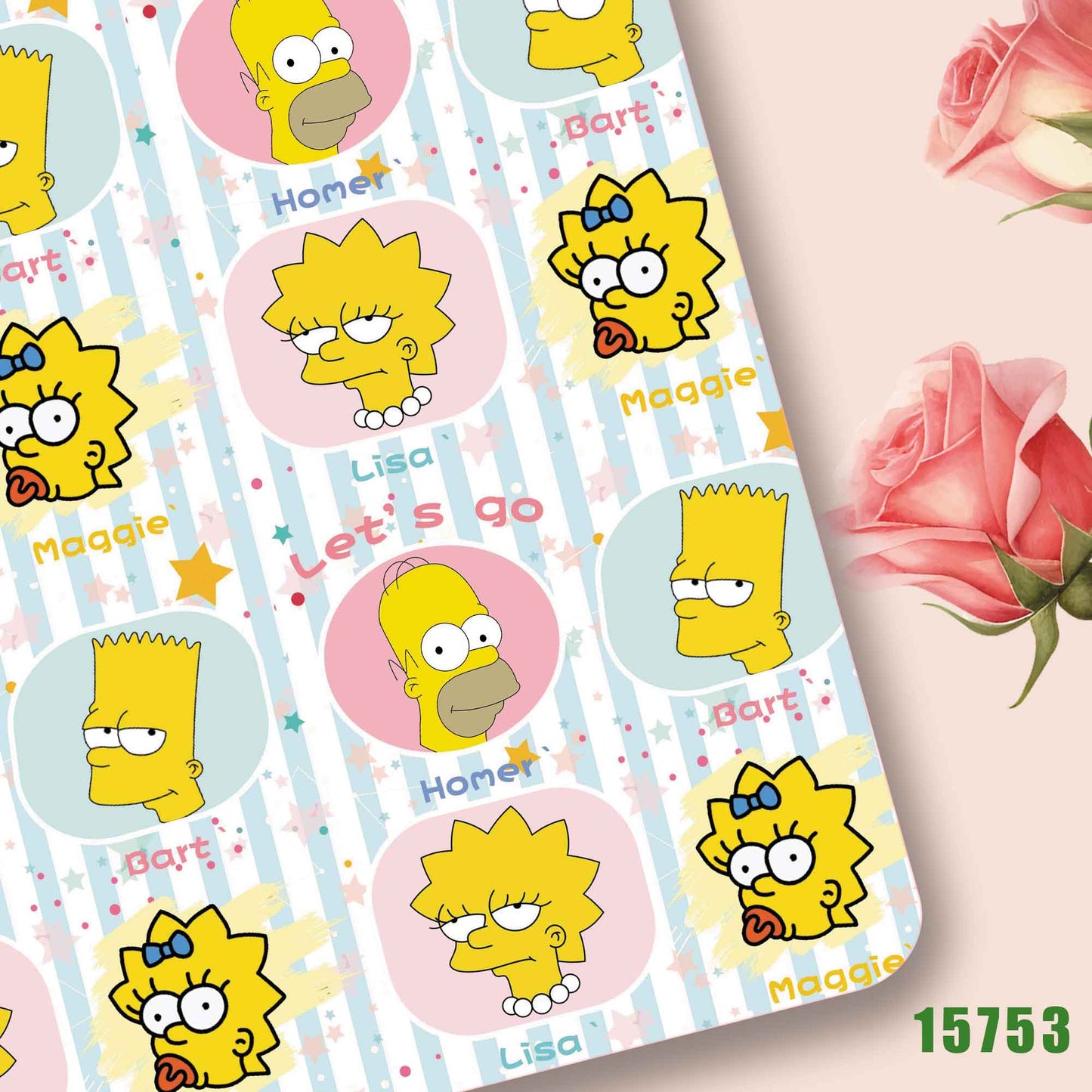 printed fabric 140x50cm15752