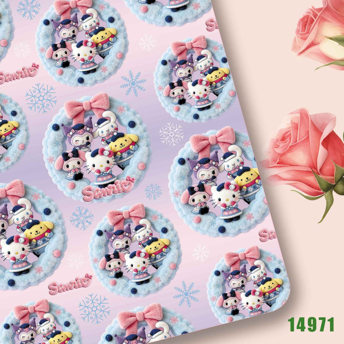 printed fabric 140x50cm14970