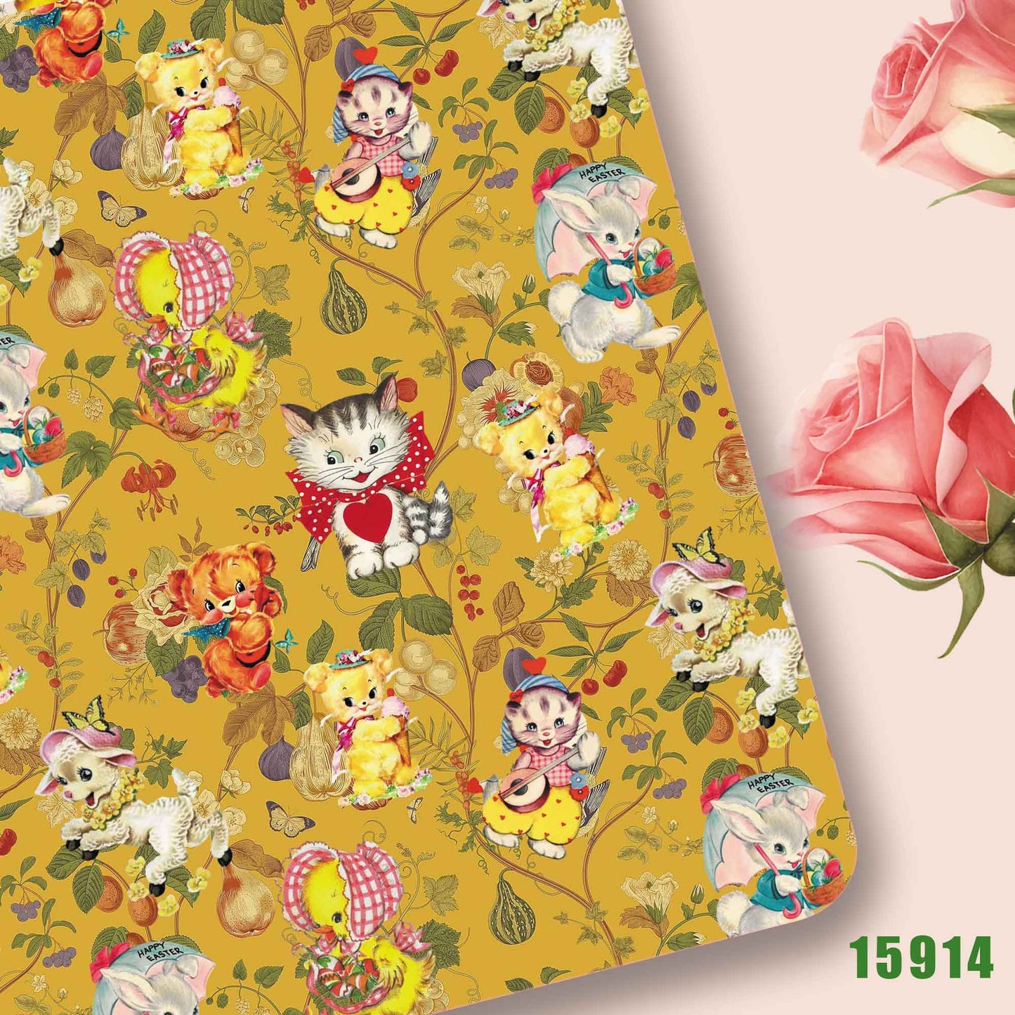 printed fabric 140x50cm15913