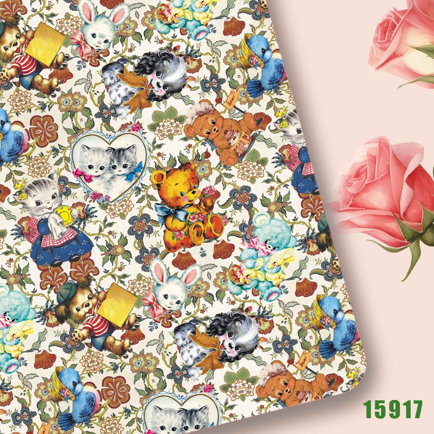 printed fabric 140x50cm15913