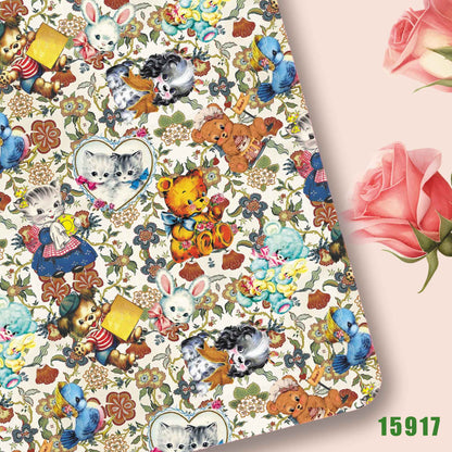 printed fabric 140x50cm15913