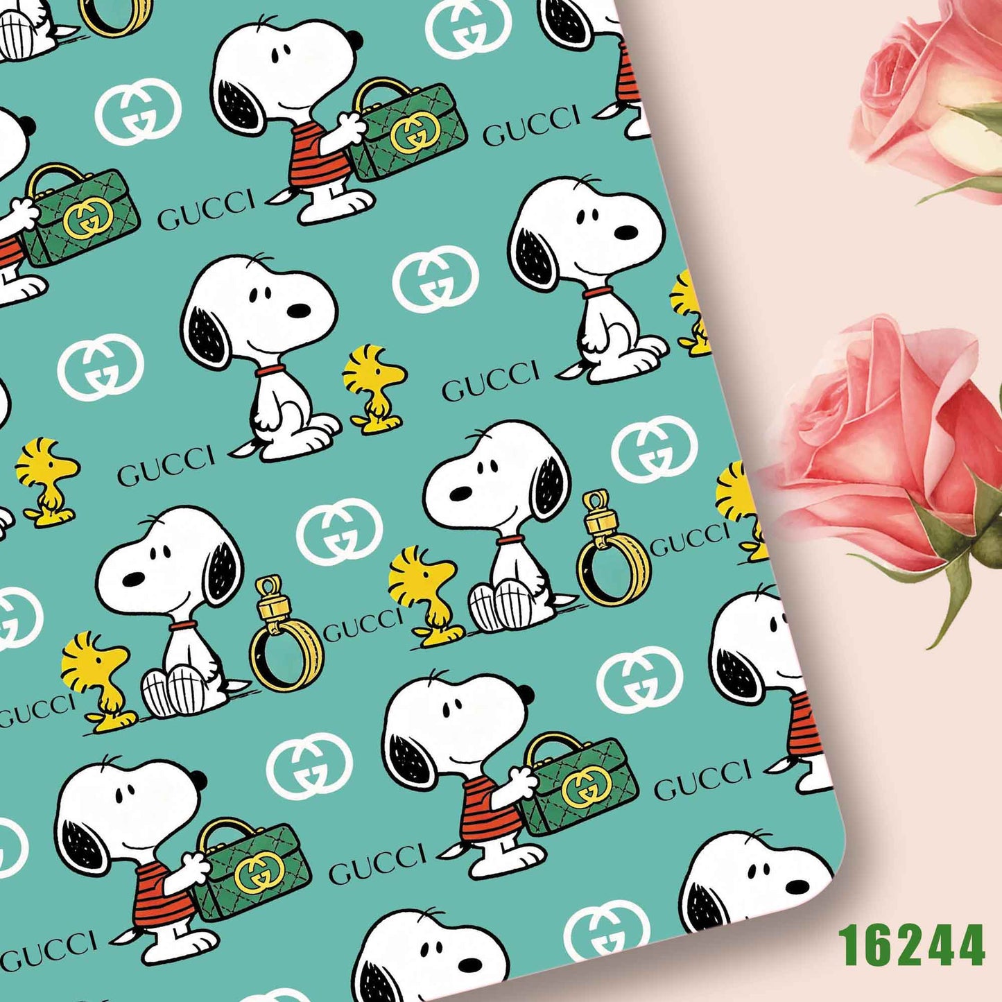 printed fabric 140x50cm16235