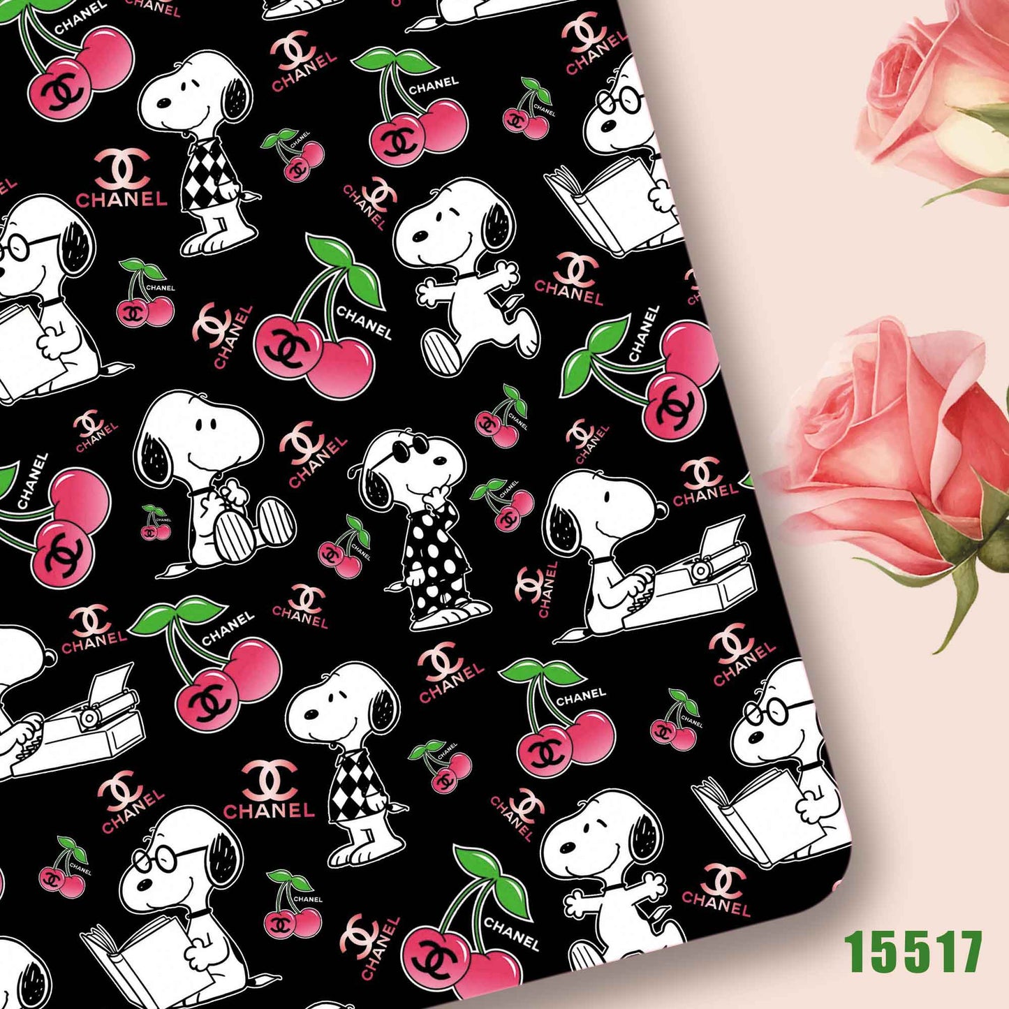 printed fabric 140x50cm15511