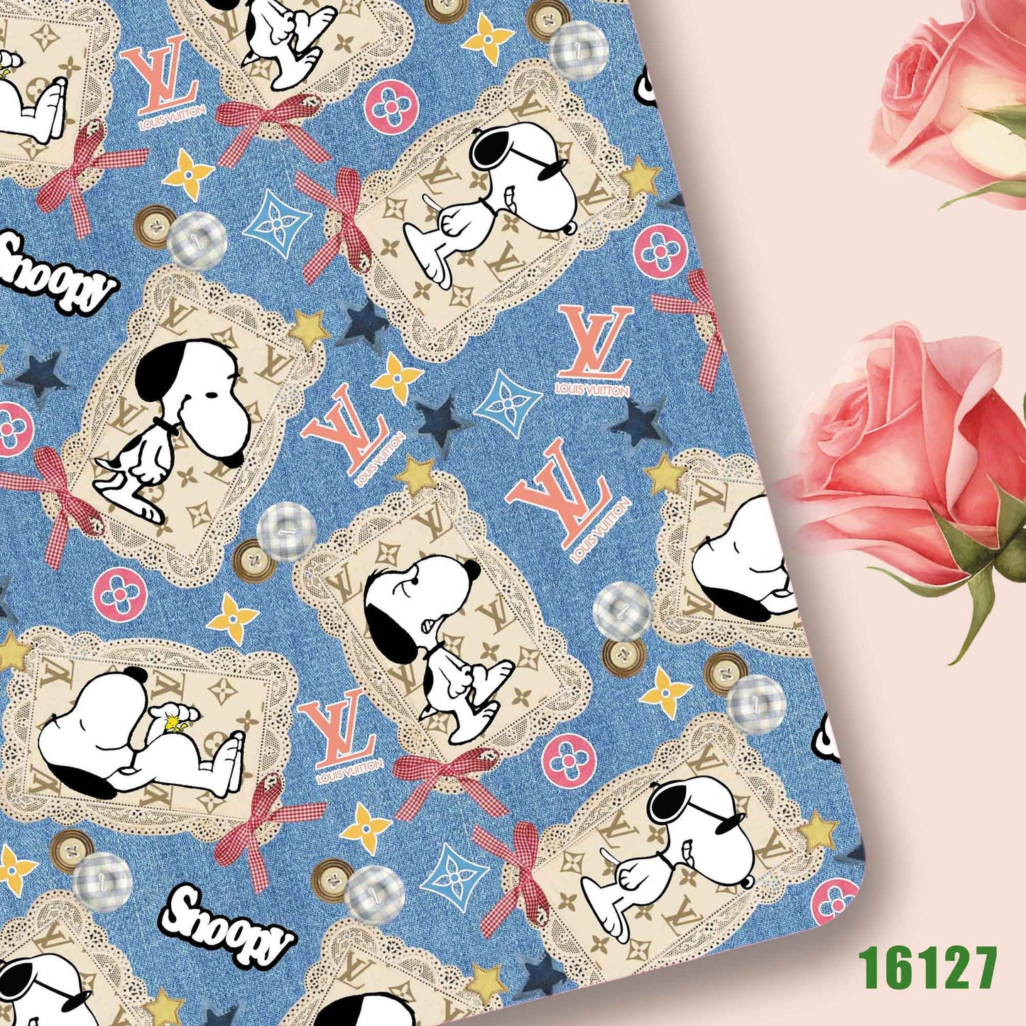 printed fabric 140x50cm16120