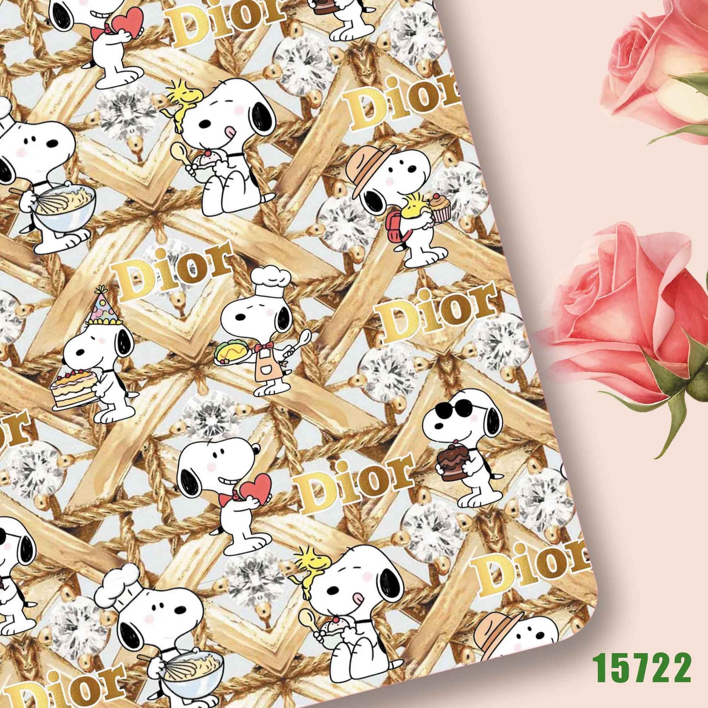 printed fabric 140x50cm15722
