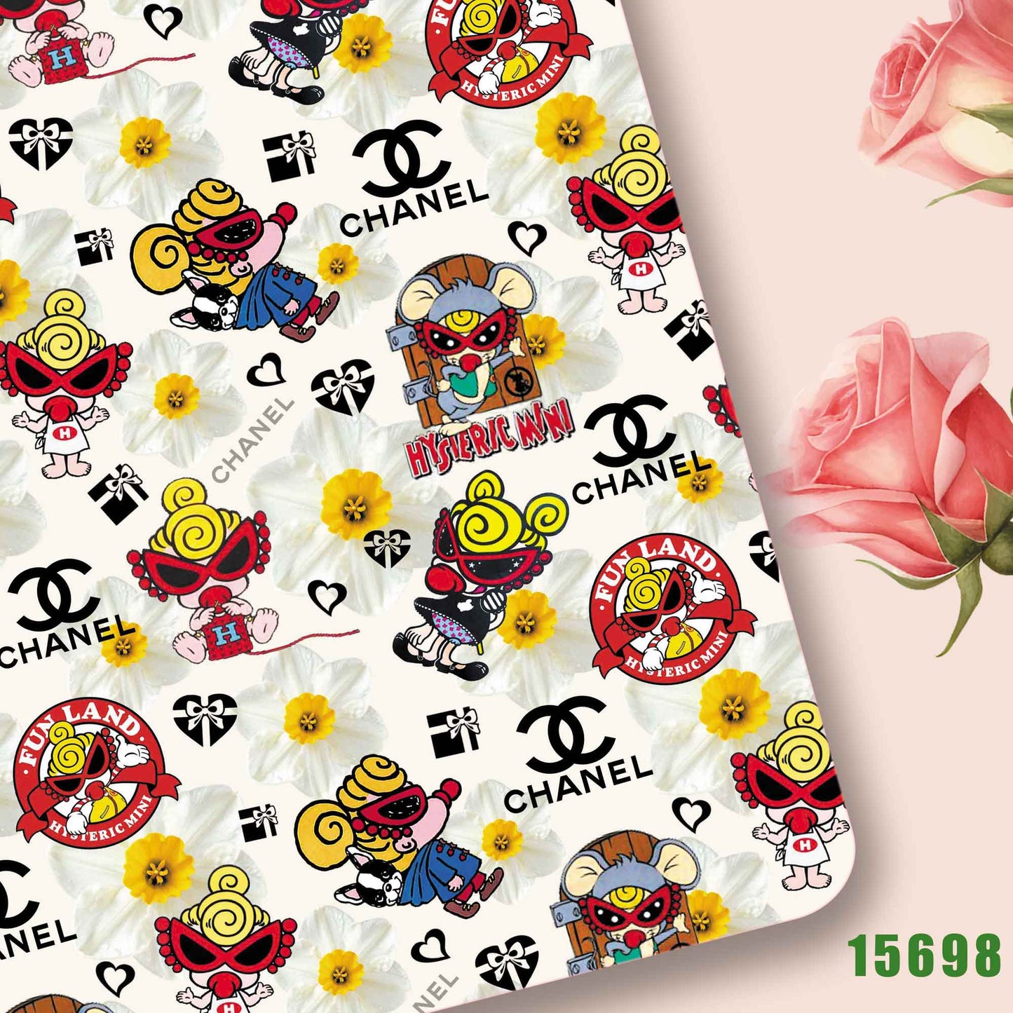 printed fabric 140x50cm15691