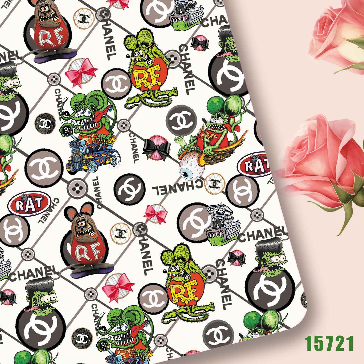 printed fabric 140x50cm15712