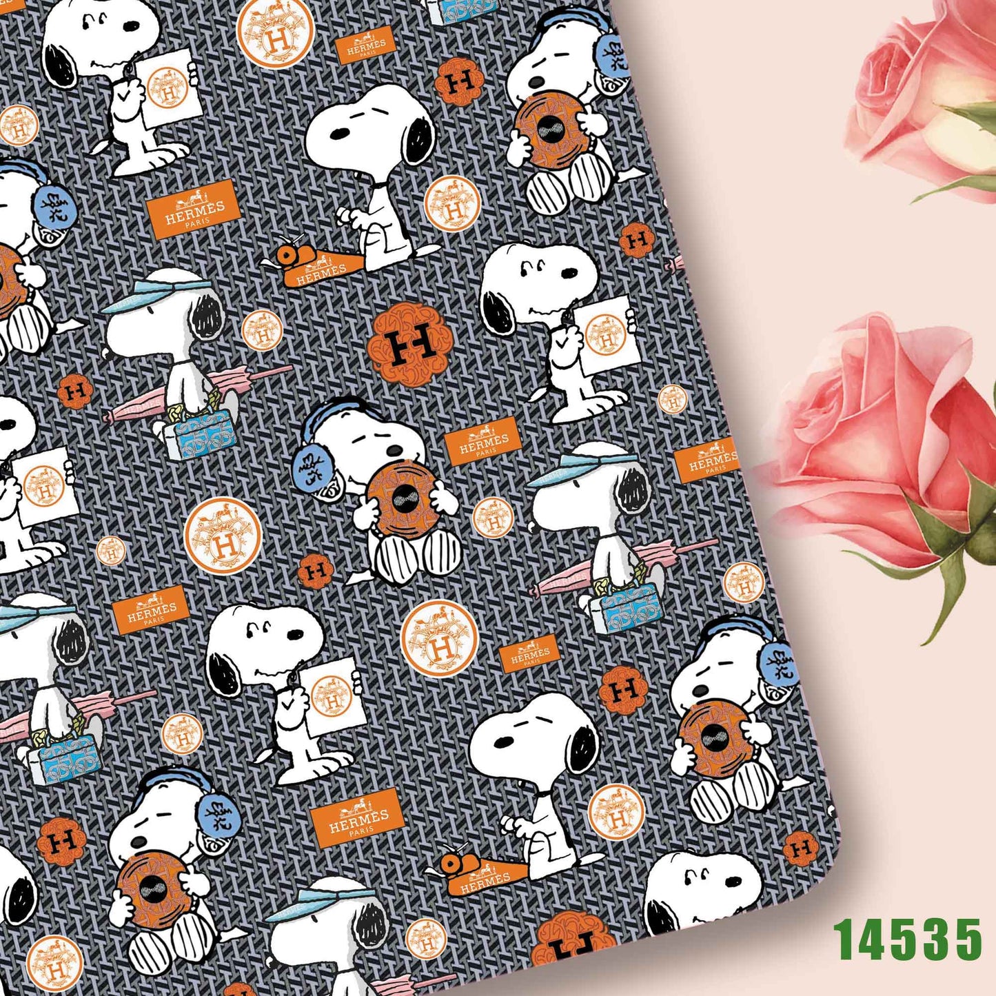 printed fabric 140x50cm14532