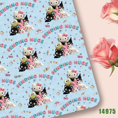 printed fabric 140x50cm14970