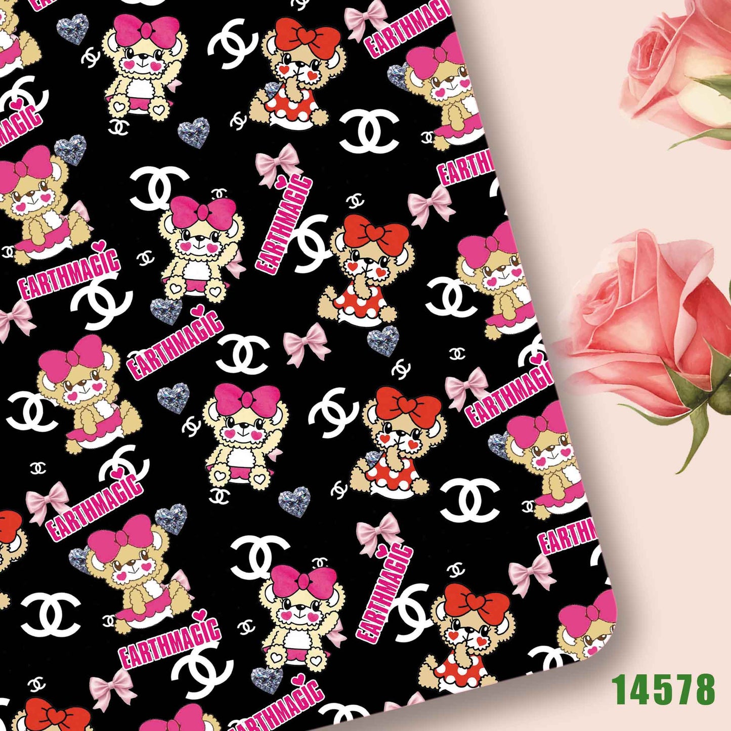 printed fabric 140x50cm14576