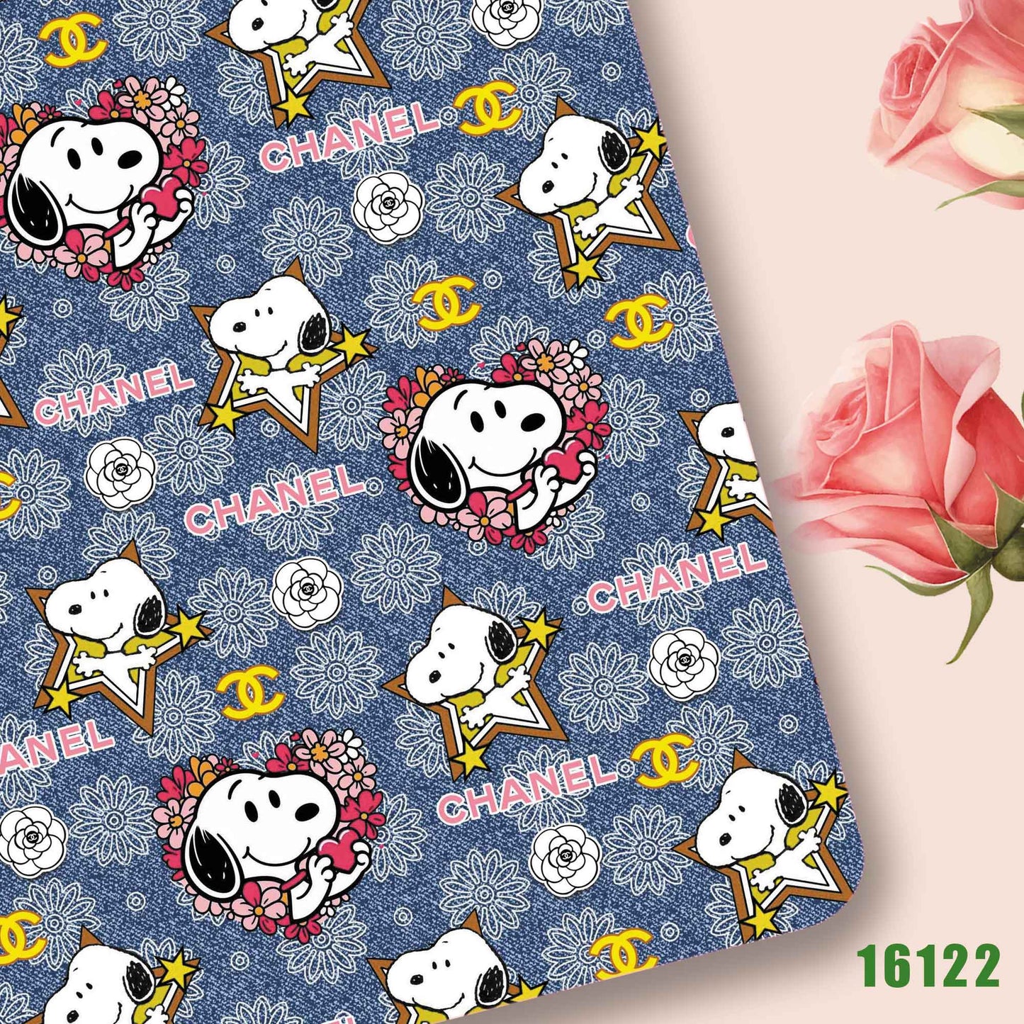 printed fabric 140x50cm16120