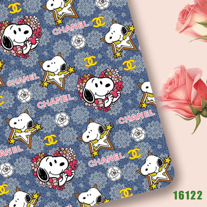 printed fabric 140x50cm16120