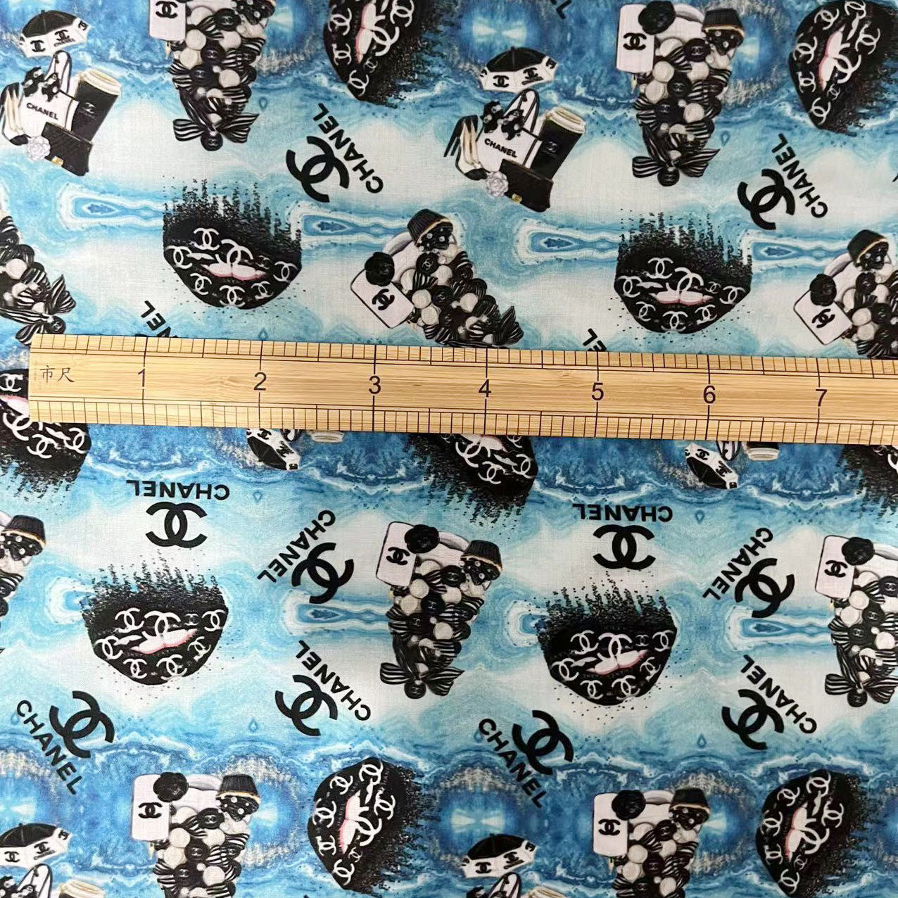 printed fabric 140x50cm