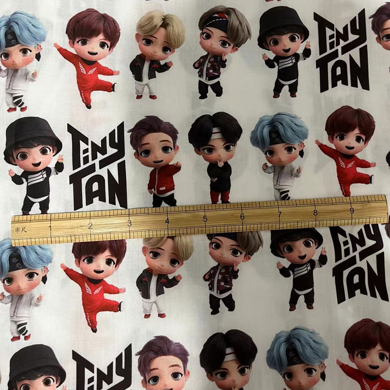 printed fabric 140x50cm