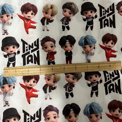 printed fabric 140x50cm