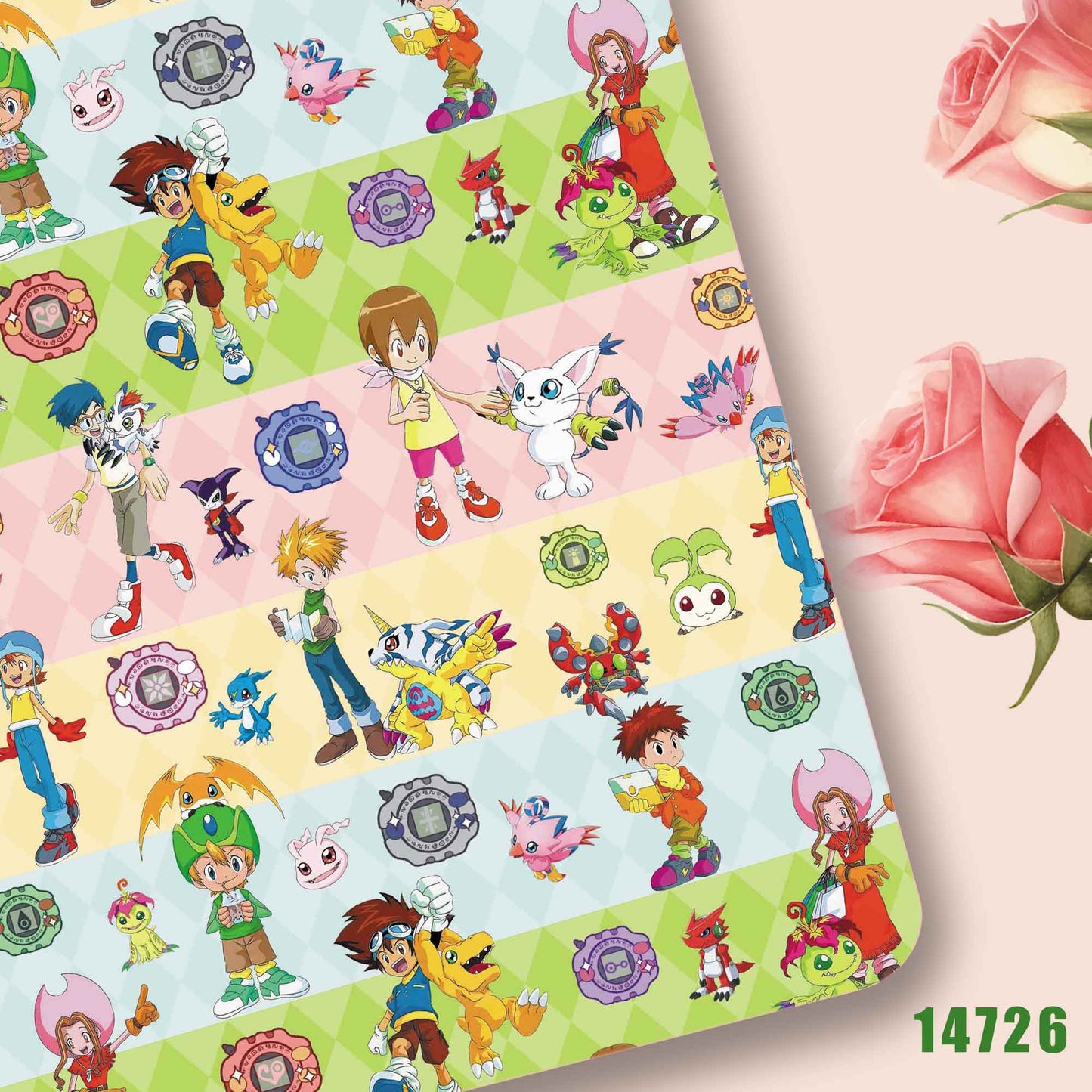 printed fabric 140x50cm14717