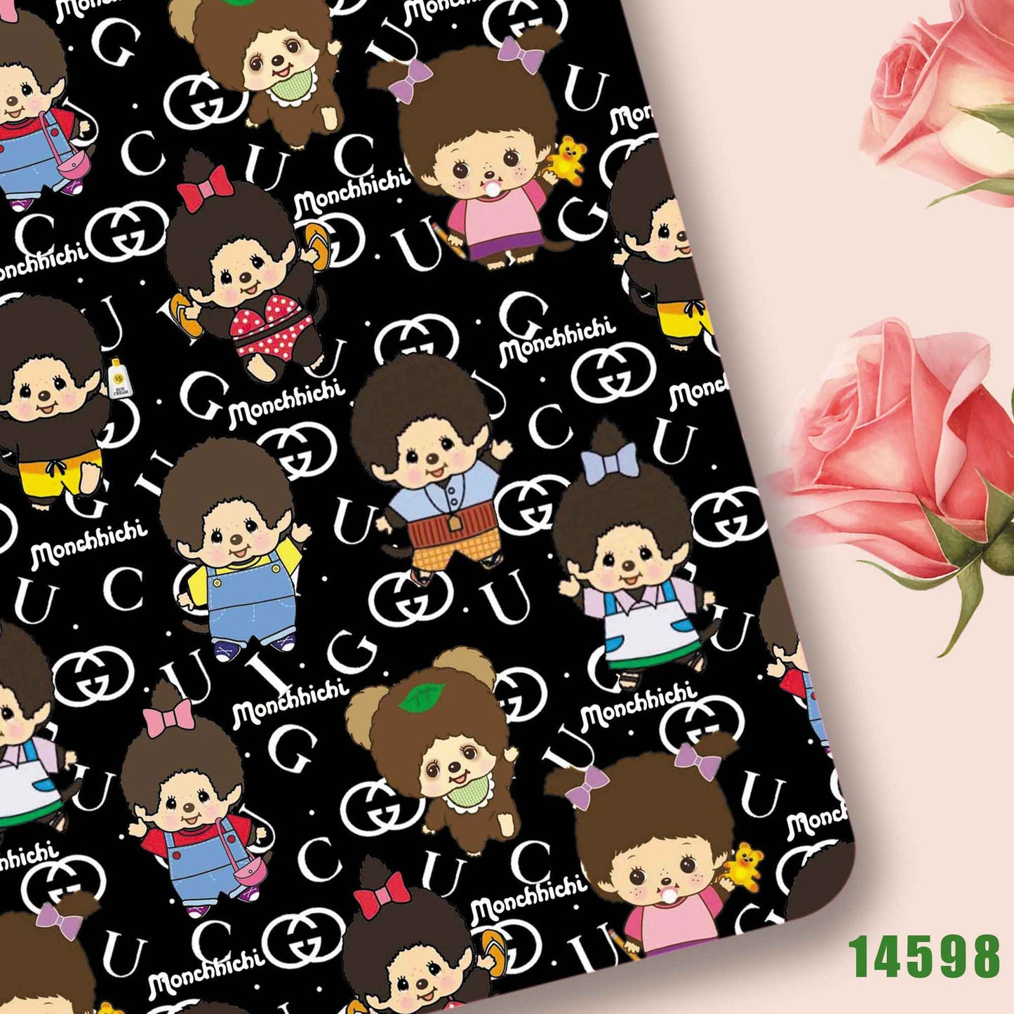 printed fabric 140x50cm14596