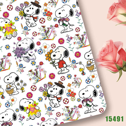 printed fabric 140x50cm15491