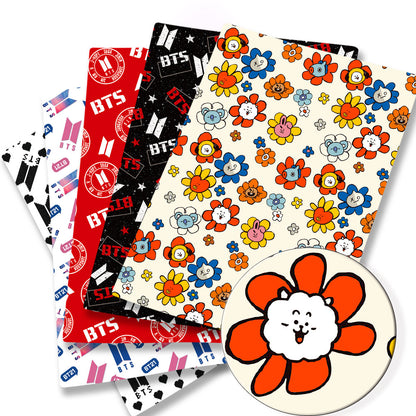 printed fabric 140x50cm