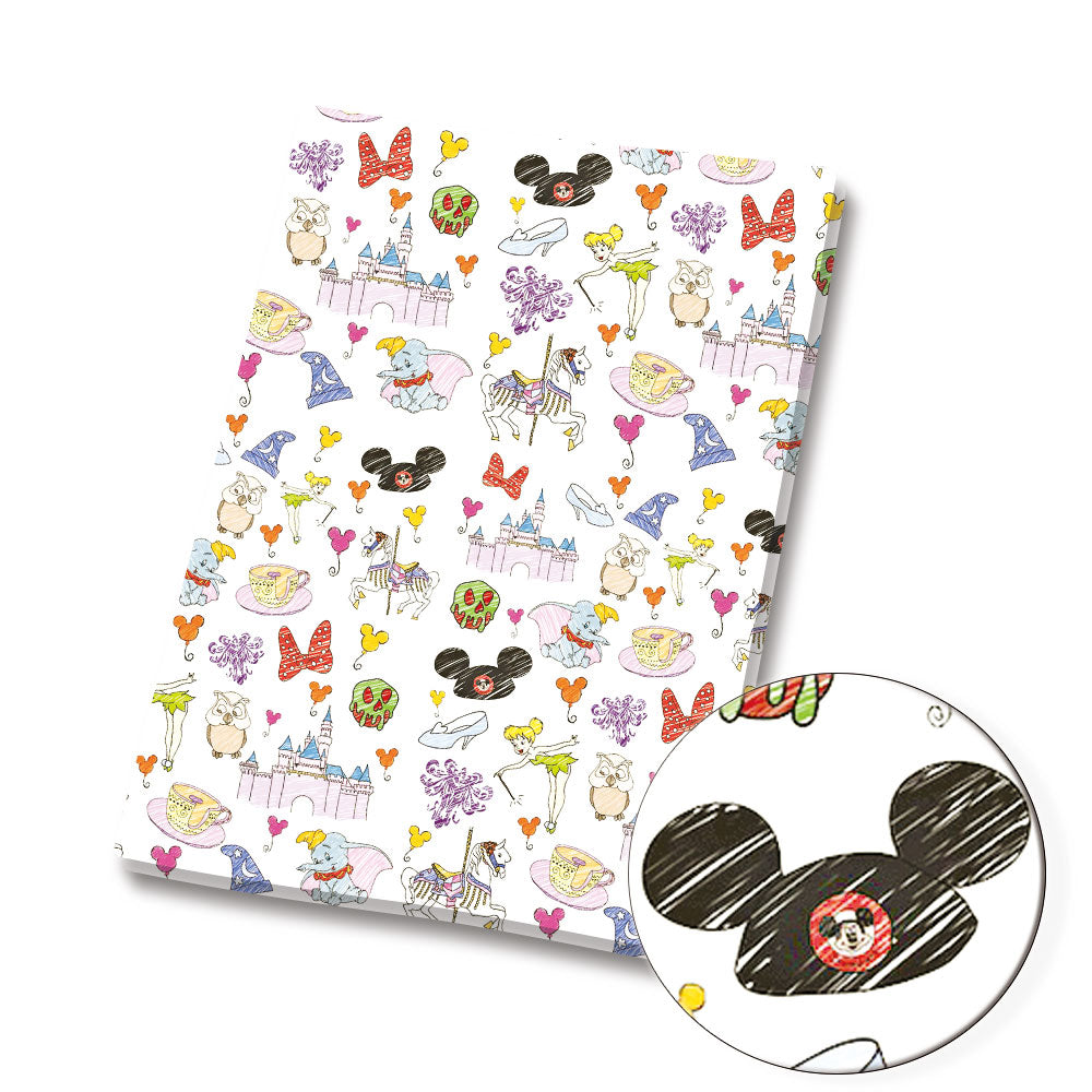 printed fabric 140x50cm