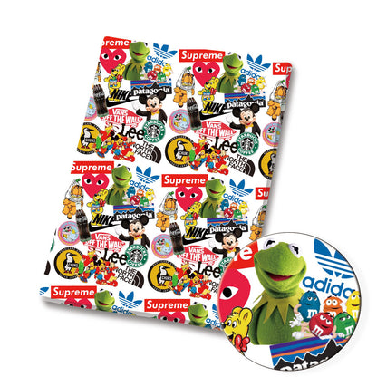 printed fabric 140x50cm