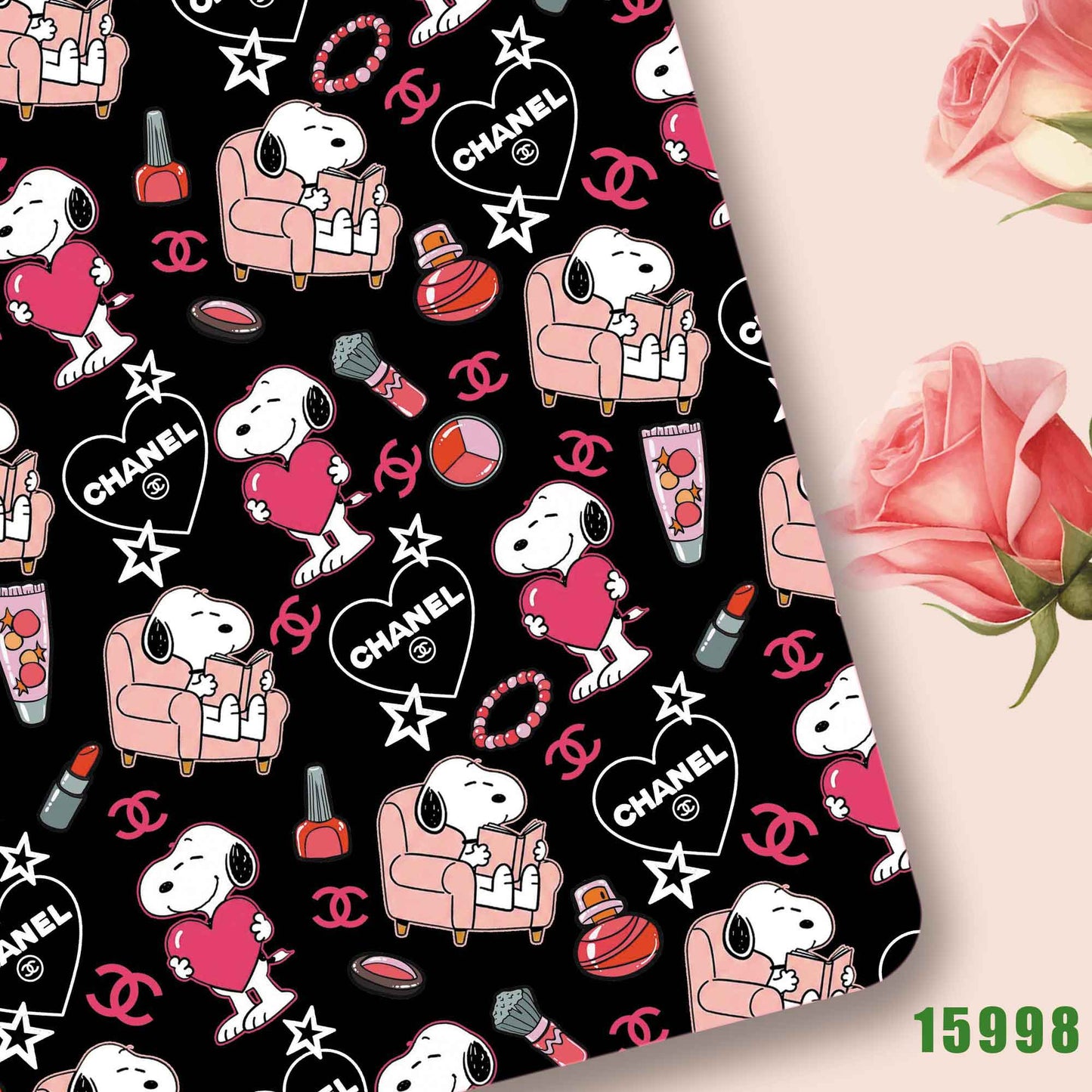 printed fabric 140x50cm15991