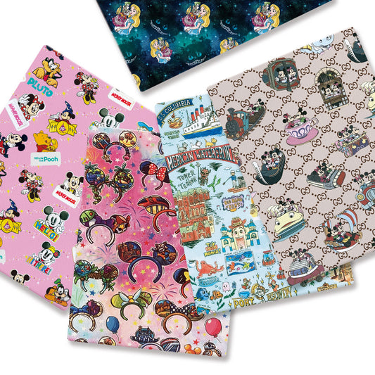 printed fabric 140x50cm