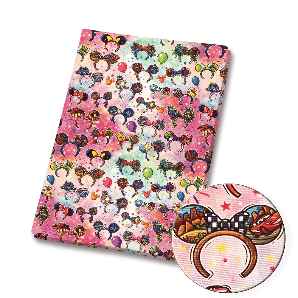 printed fabric 140x50cm