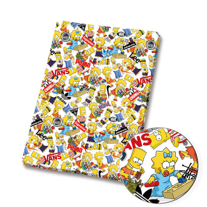 printed fabric 140x50cm