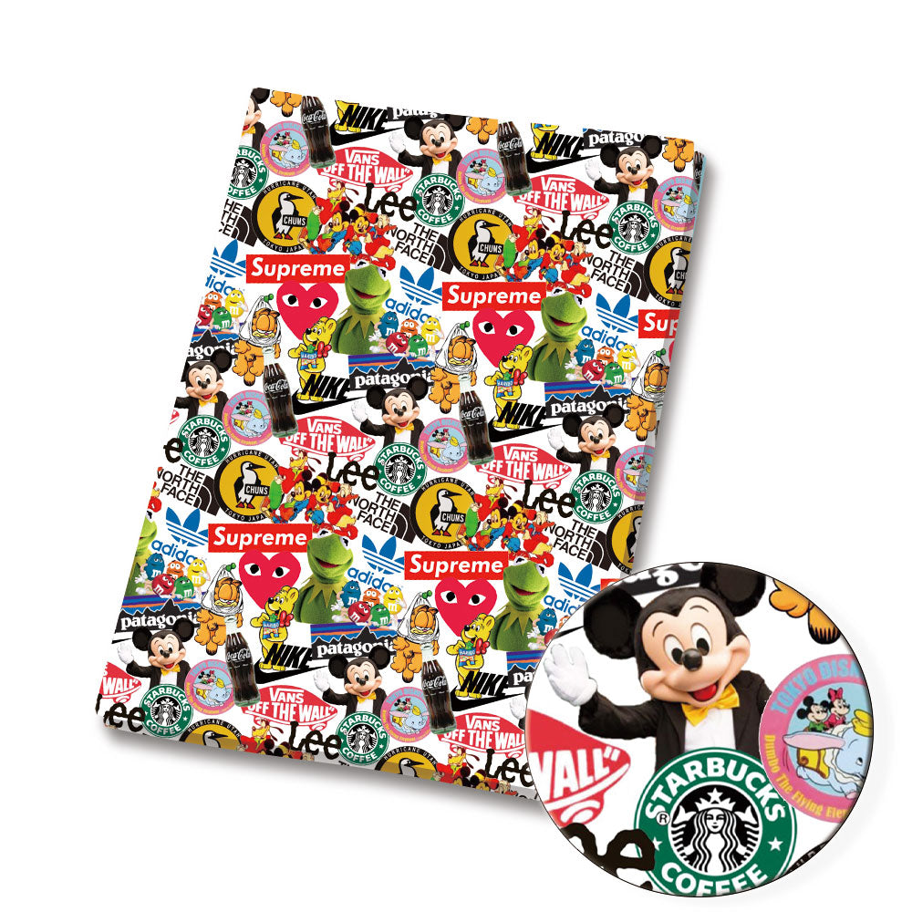 printed fabric 140x50cm