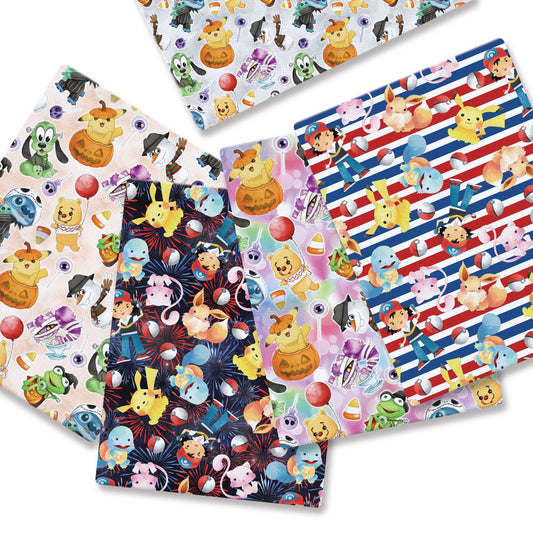 printed fabric 140x50cm