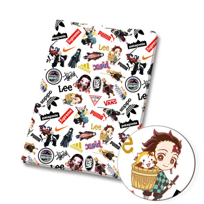 printed fabric 140x50cm