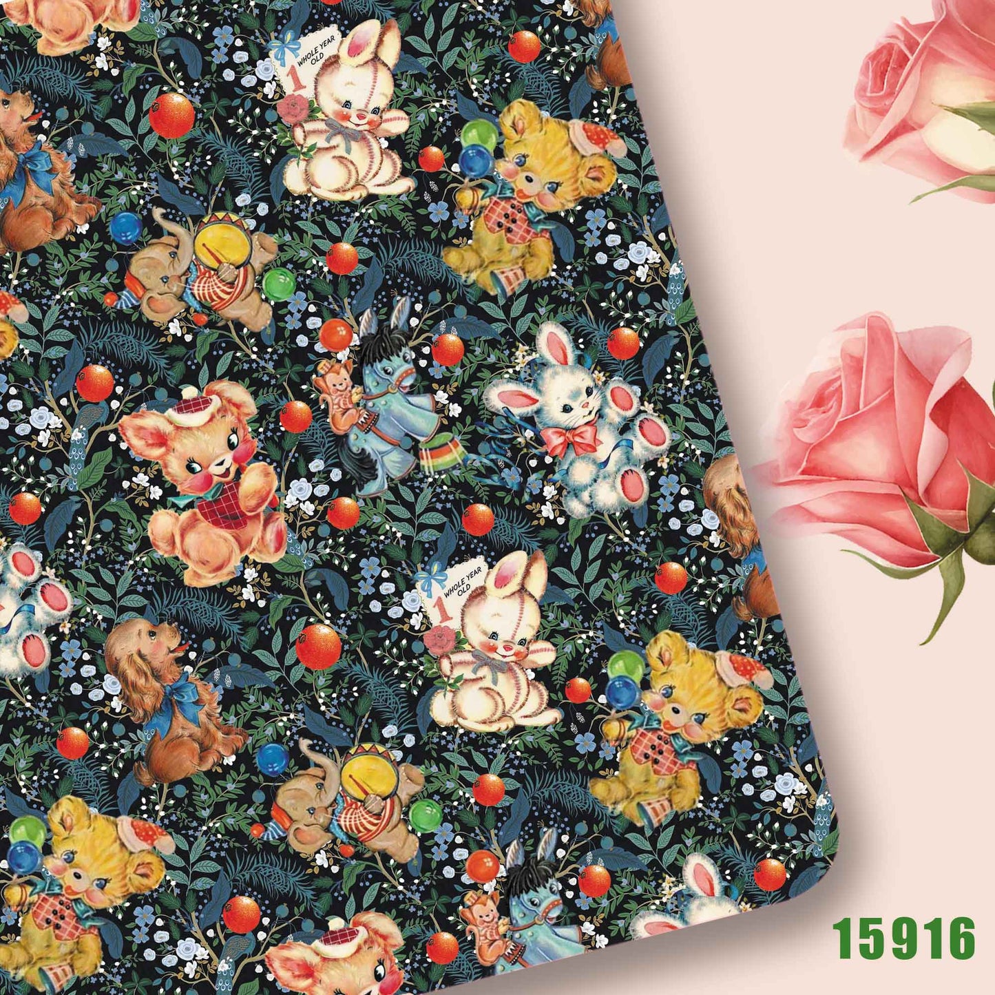 printed fabric 140x50cm15913