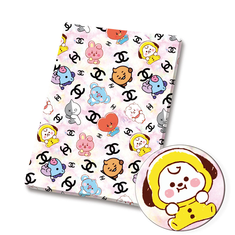 printed fabric 140x50cm