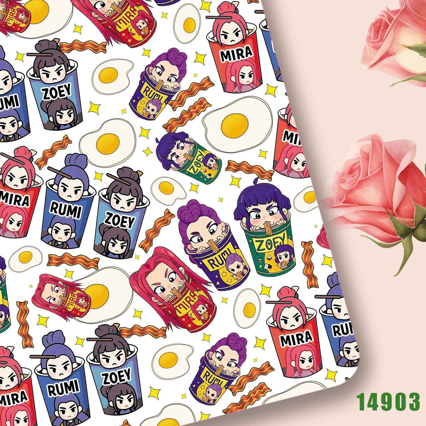 printed fabric 140x50cm14909