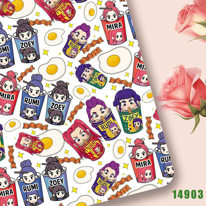 printed fabric 140x50cm14909