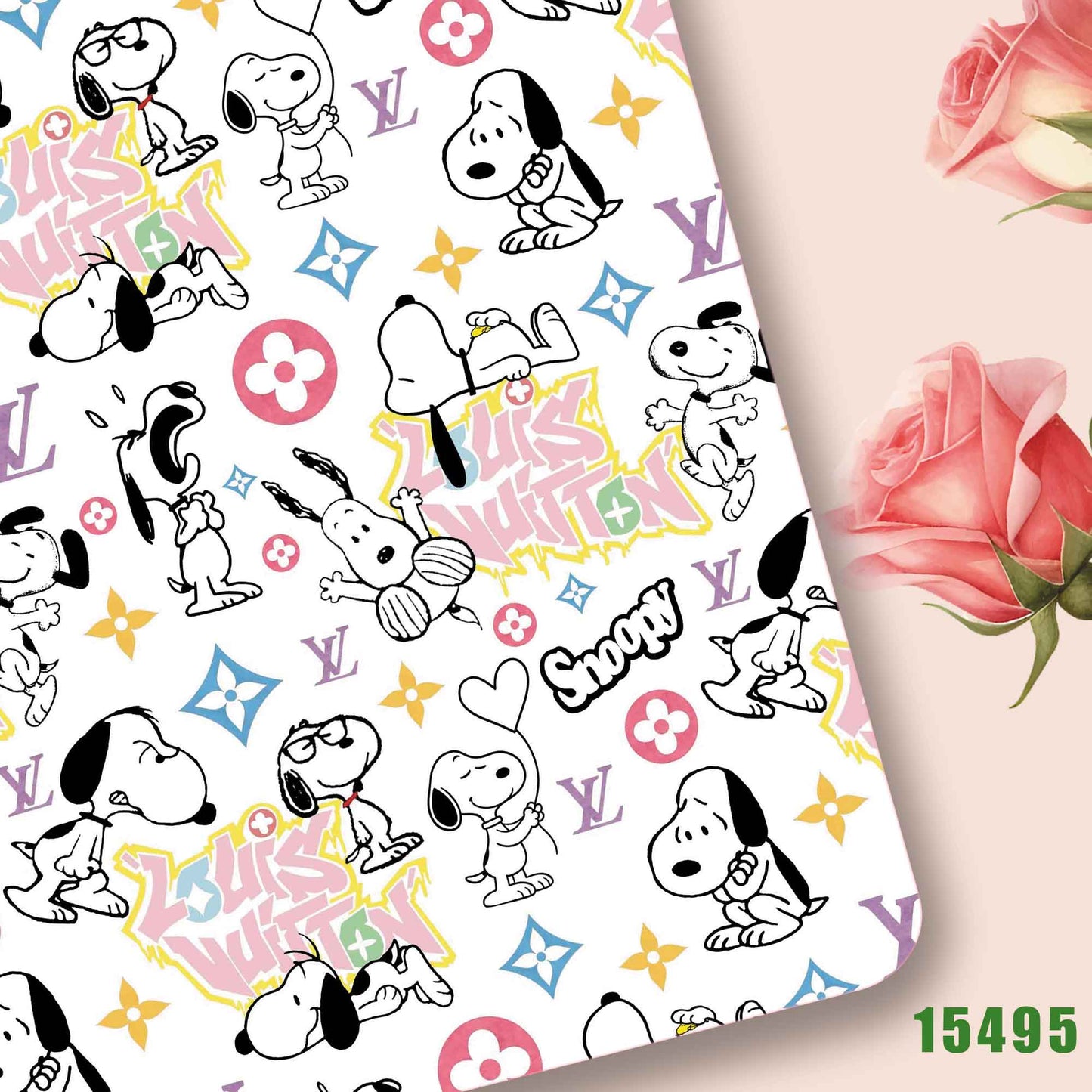 printed fabric 140x50cm15491