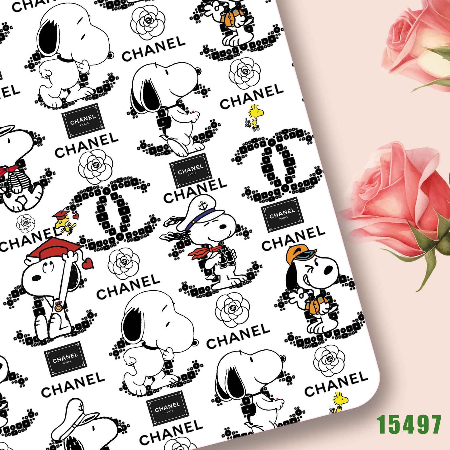 printed fabric 140x50cm15491